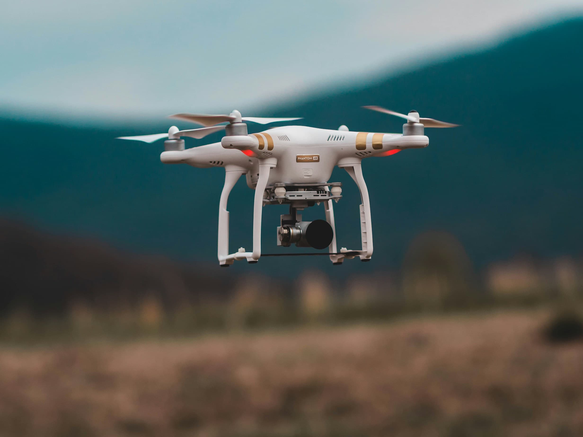 Drone in flight